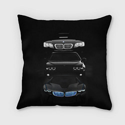 Подушка квадратная BMW - models, цвет: 3D-принт