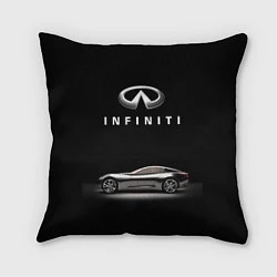 Подушка квадратная Infiniti, цвет: 3D-принт