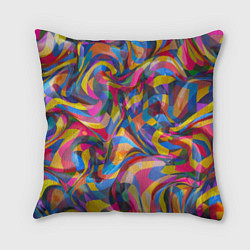 Подушка квадратная Абстракционизм, цвет: 3D-принт