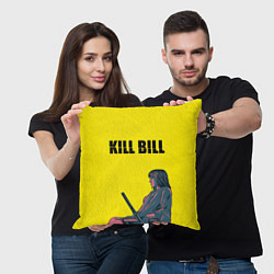 Подушка квадратная Kill Bill, цвет: 3D-принт — фото 2
