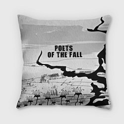 Подушка квадратная Poets of the Fall, цвет: 3D-принт