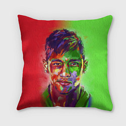 Подушка квадратная Neymar Art, цвет: 3D-принт