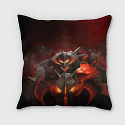 Подушка квадратная Chaos Knight: Fire, цвет: 3D-принт