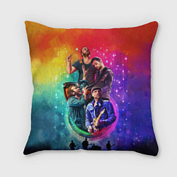 Подушка квадратная Coldplay Stories, цвет: 3D-принт