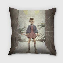 Подушка квадратная Girl-boy, цвет: 3D-принт