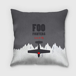 Подушка квадратная Foo Fighters: Learn to fly, цвет: 3D-принт