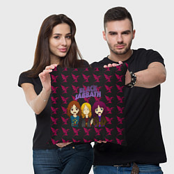 Подушка квадратная Группа Black Sabbath, цвет: 3D-принт — фото 2