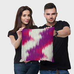 Подушка квадратная Абстракция линий, цвет: 3D-принт — фото 2