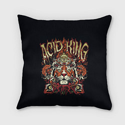 Подушка квадратная Acid King: Lion, цвет: 3D-принт