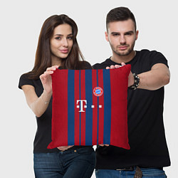 Подушка квадратная Bayern FC: Original 2018, цвет: 3D-принт — фото 2