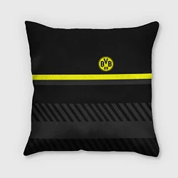 Подушка квадратная FC Borussia 2018 Original #3, цвет: 3D-принт