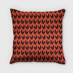 Подушка квадратная 21 Pilots: Red Pattern, цвет: 3D-принт