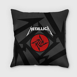 Подушка квадратная Metallica Star, цвет: 3D-принт