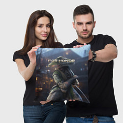 Подушка квадратная For Honor: Asia, цвет: 3D-принт — фото 2