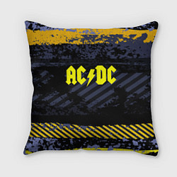 Подушка квадратная AC/DC: Danger Style, цвет: 3D-принт