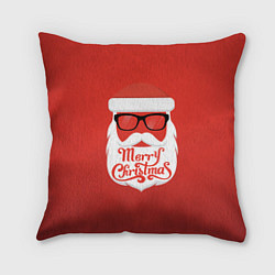 Подушка квадратная Santa: Merry Christmas, цвет: 3D-принт