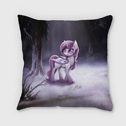 Подушка квадратная Violet Pony, цвет: 3D-принт