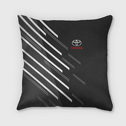 Подушка квадратная Toyota: White Rays, цвет: 3D-принт