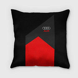 Подушка квадратная Audi: Red Sport, цвет: 3D-принт