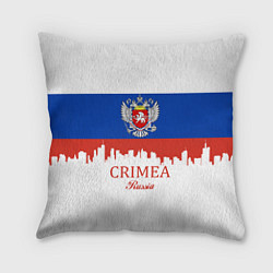 Подушка квадратная Crimea, Russia, цвет: 3D-принт
