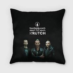 Подушка квадратная TFK Band, цвет: 3D-принт