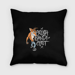 Подушка квадратная Crush Bandicoot, цвет: 3D-принт