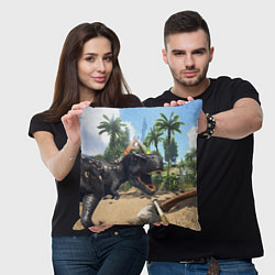 Подушка квадратная ARK: Survival Evolved, цвет: 3D-принт — фото 2