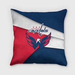 Подушка квадратная Washington Capitals, цвет: 3D-принт