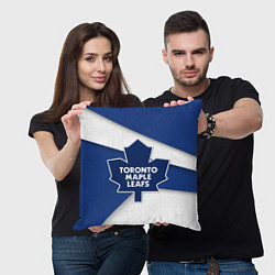 Подушка квадратная Toronto Maple Leafs, цвет: 3D-принт — фото 2