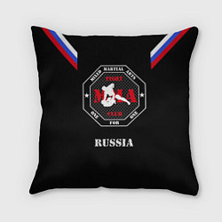 Подушка квадратная MMA Russia, цвет: 3D-принт