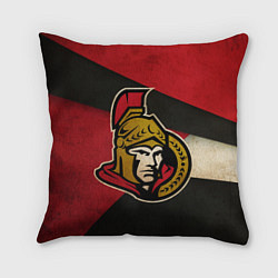 Подушка квадратная HC Ottawa Senators: Old Style, цвет: 3D-принт