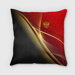 Подушка квадратная RUSSIA SPORT: Gold Collection, цвет: 3D-принт