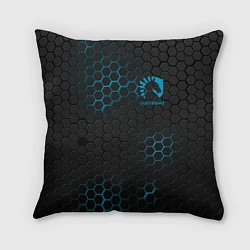 Подушка квадратная Team Liquid: Carbon Style, цвет: 3D-принт