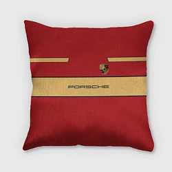 Подушка квадратная Porsche Design, цвет: 3D-принт