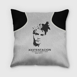 Подушка квадратная XXXTentacion RIP, цвет: 3D-принт