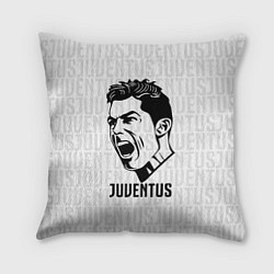 Подушка квадратная Juve Ronaldo, цвет: 3D-принт