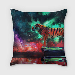 Подушка квадратная Мистик тигр, цвет: 3D-принт