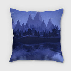Подушка квадратная Firewatch Mountains, цвет: 3D-принт