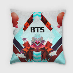 Подушка квадратная BTS Love, цвет: 3D-принт