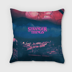 Подушка квадратная Stranger Things: Pink Heaven, цвет: 3D-принт
