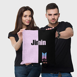 Подушка квадратная BTS Jimin, цвет: 3D-принт — фото 2
