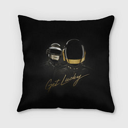 Подушка квадратная Daft Punk: Get Lucky, цвет: 3D-принт