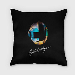 Подушка квадратная Daft Punk: Get Lucky, цвет: 3D-принт