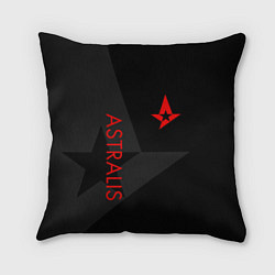 Подушка квадратная Astralis: Dark Style, цвет: 3D-принт