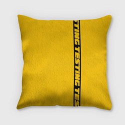 Подушка квадратная ASAP Rocky: Yellow Testing, цвет: 3D-принт