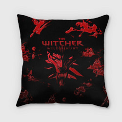 Подушка квадратная The Witcher 3: Wild Hunt, цвет: 3D-принт