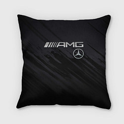 Подушка квадратная Mercedes AMG, цвет: 3D-принт