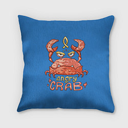 Подушка квадратная Hungry Crab, цвет: 3D-принт