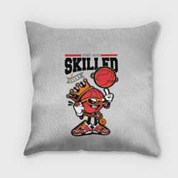 Подушка квадратная Skilled and lucky ball, цвет: 3D-принт