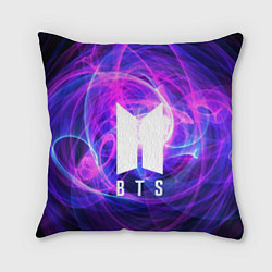 Подушка квадратная BTS: Violet Neon, цвет: 3D-принт